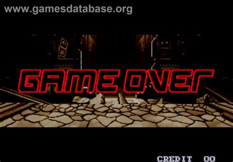 Rage Of The Dragons Arcade Artwork Game Over Screen
