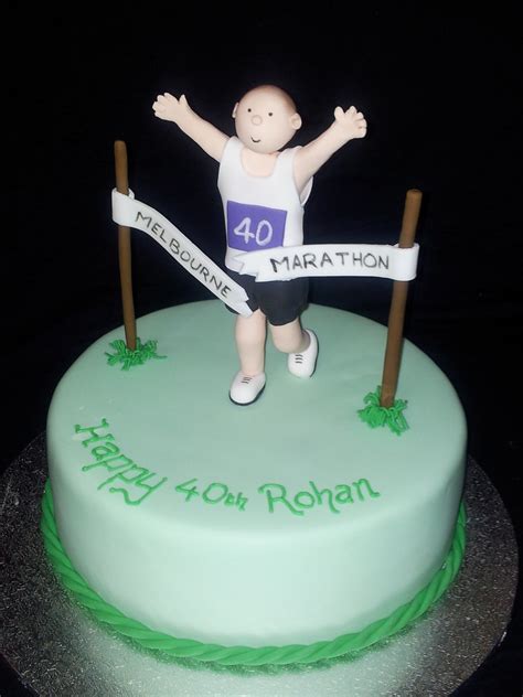 See more of happy birthday cakes on facebook. Marathon Runner Cake | Gluten free chocolate mud cake made ...
