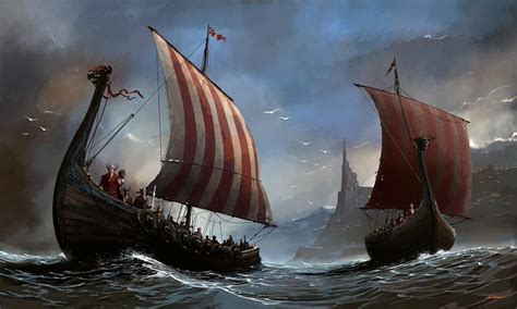 Drakkars Photoshop Vikings Viking Life Boat