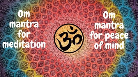 Om Mantra Meditation Om Chanting 108 Times Chant Along For Powerful