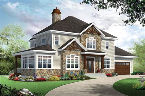 Four bedroom house plans (sometimes written 4 bedroom floor plans) are popular with growing families, as they offer plenty of room for everyone. 4 Bedrm, 2521 Sq Ft Country House Plan #126-1884