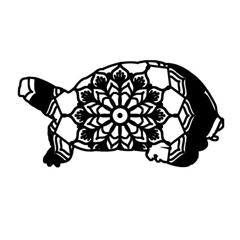 Download Box Turtle Mandala Animal Svg T-Shirt Digital | Box turtle ...
