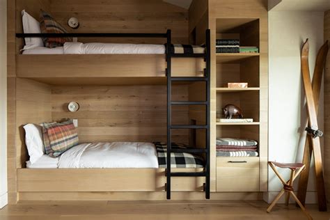 A Playful Home Built On History Mountain Living Bunk Rooms Modern