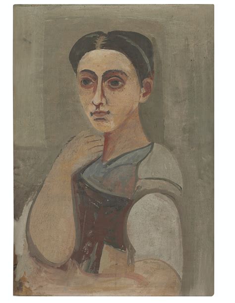 Arshile Gorky 1904 1948 Untitled Portrait Of Vartoosh Christies