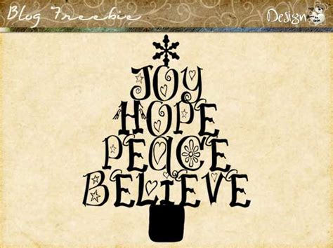 Wednesday Sayingz Joy Hope Peace Believe ~ Designz By Dede