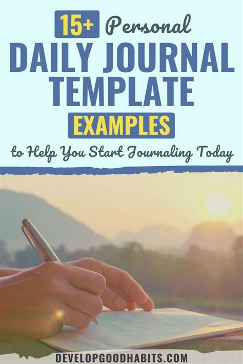 Check Out Our List Of Daily Journal Template Examples You Can Use For