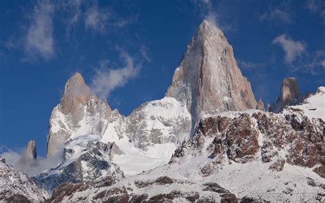 Fitzroy Massif Cerro Torre Massif And Perito Moreno Glacier Los