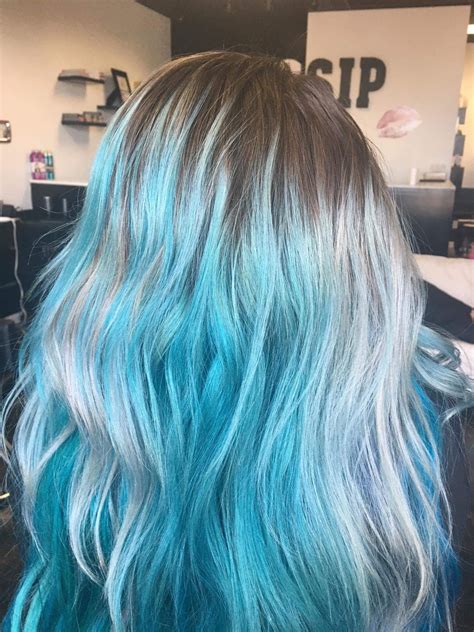 30 blue balayage on blonde hair fashionblog