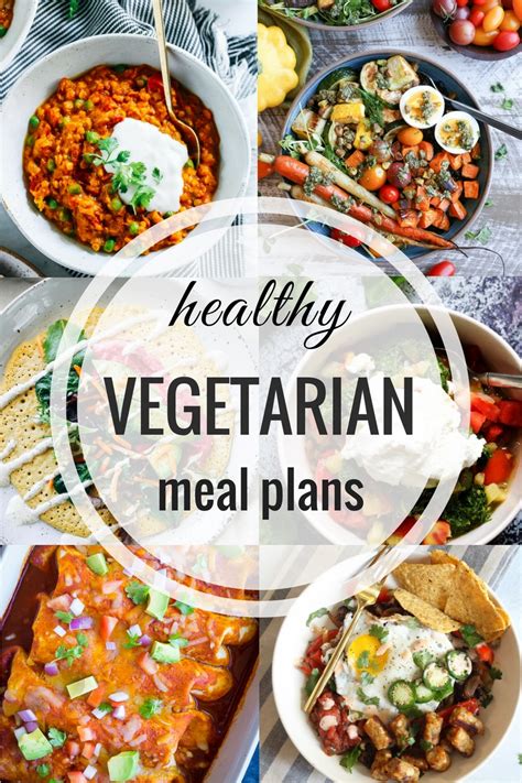 Healthy Vegetarian Meal Plan 10082017 The Roasted Root