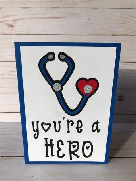 Medical Thank You Card Thank You Doctor Nurse Healthcare Etsy In 2020