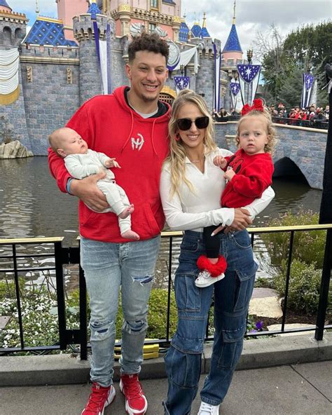 Patrick Mahomes And Wife Brittany Share First Photo Of Sons Face At
