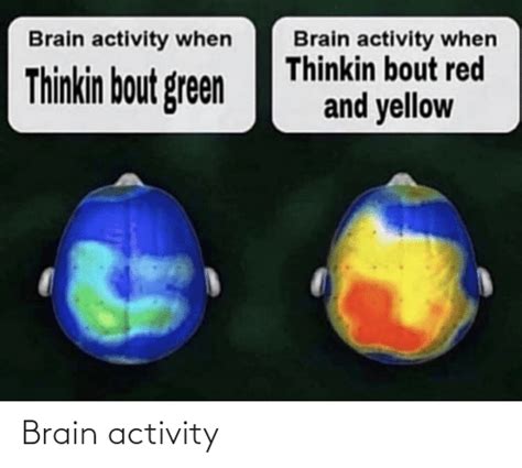 Brain Activity When Brain Activity When Thinkin Bout Red And Yellow
