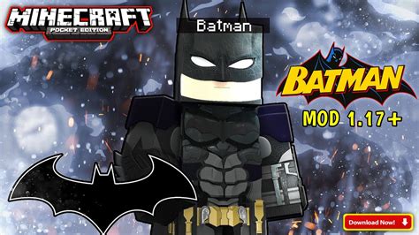 √batman Mod Minecraft Pe 117 Batman Addon Mcpe 117 Addon De Batman