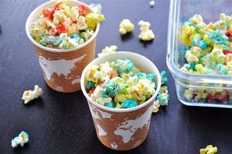 Colored Popcorn Recipe