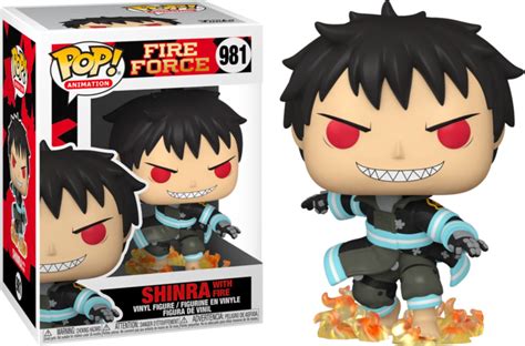 Fire Force Shinra With Fire Pop Vinyl Figure Megaculture