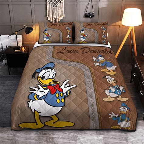 Disney Donald Duck Bedding Set Disney Donald Duck Duvet Etsy