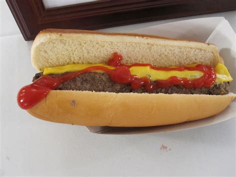Since there's no such thing as flat, round hot dogs, bill decided to shape his burgers to fit the hot dog bun, and the city's most storied. U.S. Open grub: Olympic Club's "delicacy" traps Berman, Tirico and North - ESPN Front Row