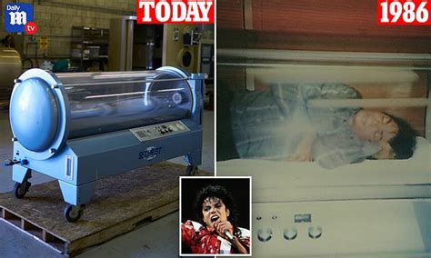 Inside Michael Jacksons 100000 Oxygen Rejuvenation Chamber That He