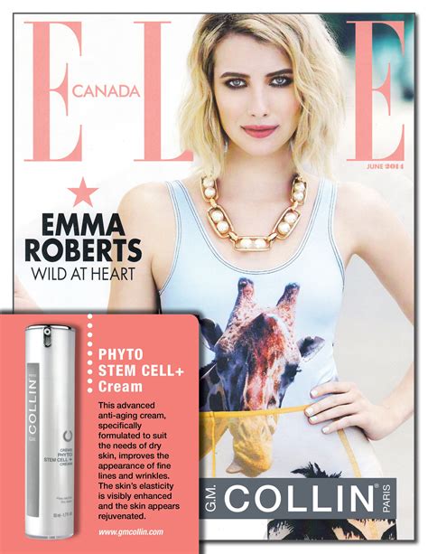 Gm Collin Phyto Stem Cell Cream In Elle Canada June 2014 Beauty