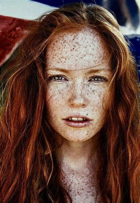 Rote Haare Sommersprossen Redheads Freckles Beautiful Red Hair