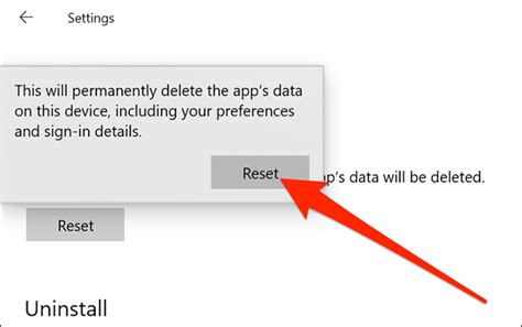 How To Reset The Settings App In Windows 10