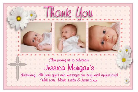 Check spelling or type a new query. Personalised Christening thank you cards / personalised baptism thank you cards