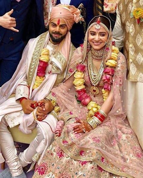 In Pics Virat Kohli And Anushka Sharma Have A Fairytale Wedding In
