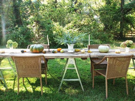 Lauren Liess Pure Style Home Backyard Party Outdoor Harvest Table