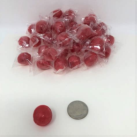 Washburn Cherry Balls 5 Pounds Red Cherry Candy Wrapped Hard Candy Bulk Candy Wrapped Candy New
