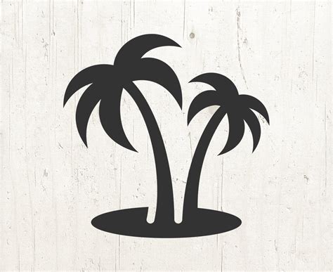 Palm Tree SVG Palm Tree Clipart Palm Cut Files for Cricut - Etsy Australia