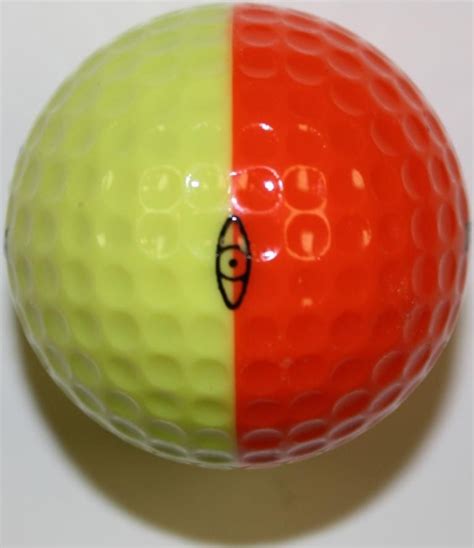 Lot Detail Ping Half Orange And Half Neon Yellow Multicolored Golf