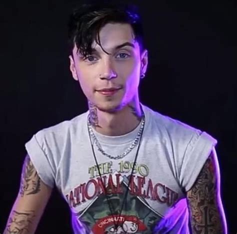 Andy Biersack W A Little Facial Hair Is Ok I Can Handle That But With