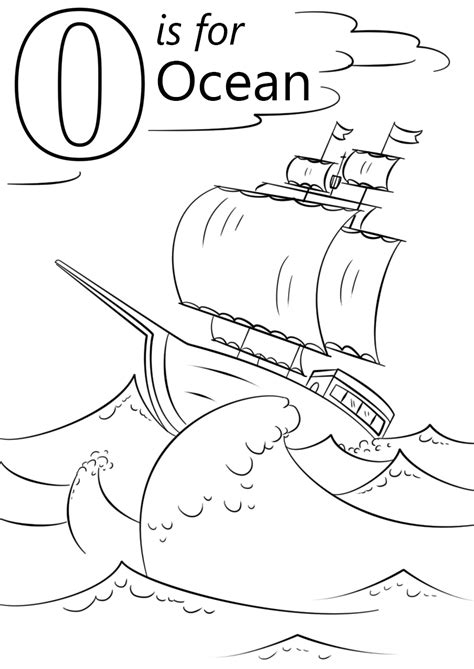 A coloring page full of imagination. Free Printable Ocean Coloring Pages For Kids