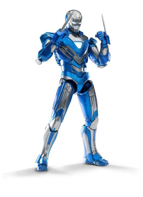 112 Omni Class Collectible Action Figure Iron Man Mark 30 Blue Steel