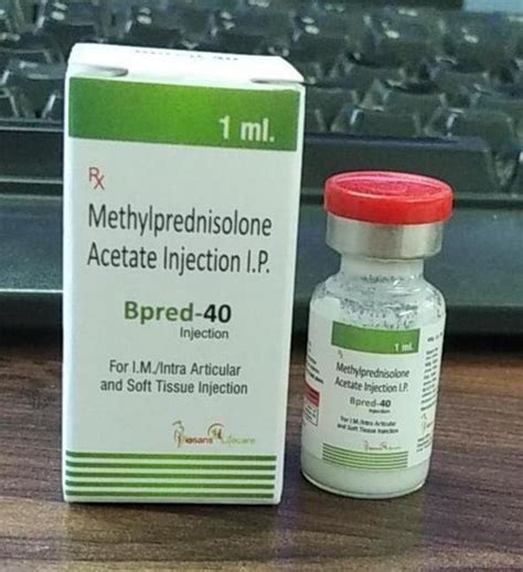 MethylPrednisolone Acetate Injection Ip Strength 40mg At Rs 40 Vial