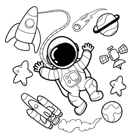 Dibujos De Astronautas Para Colorear Images