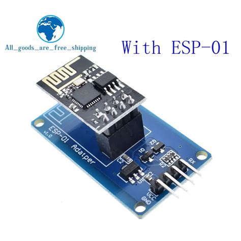 Tzt Esp8266 Esp 01 Serial Wifi Wireless Adapter Module 33v 5v Esp01