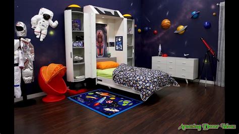 Planets and outer space travel decorating ideas. Outer Space Bedroom Ideas - YouTube