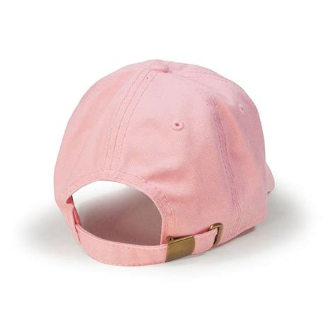 anti you cotton cap embroidery dad buckle hat light pink c3183sl3q2n light pink hats