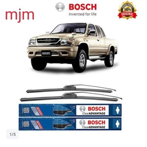 Jual Bosch Sepasang Wiper Kaca Mobil Toyota Hilux Tiger Frameless 21 19