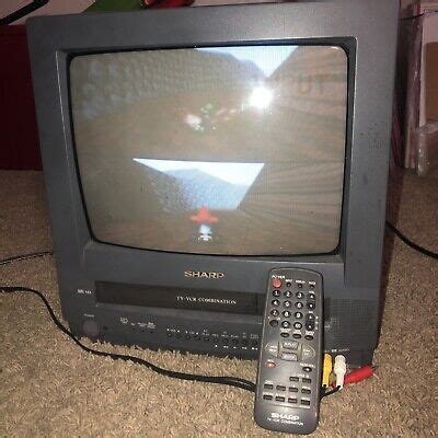 Sharp Tv Vcr Combo Crt Retro Gaming Only Television Vt N W
