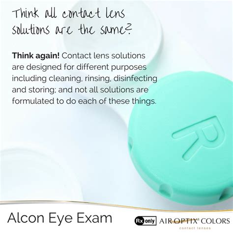 Just Like Contact Lenses Contact Solutions Arent One Size Fits All
