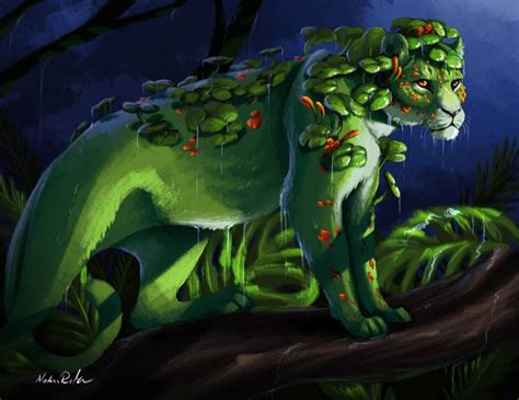 Jungle Cat By Nokari22 On Deviantart Cute Fantasy Creatures Mythical