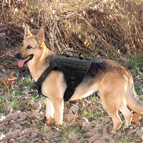 Tactical Dog Harness No Pull Military K9 Working Training Molle Vest