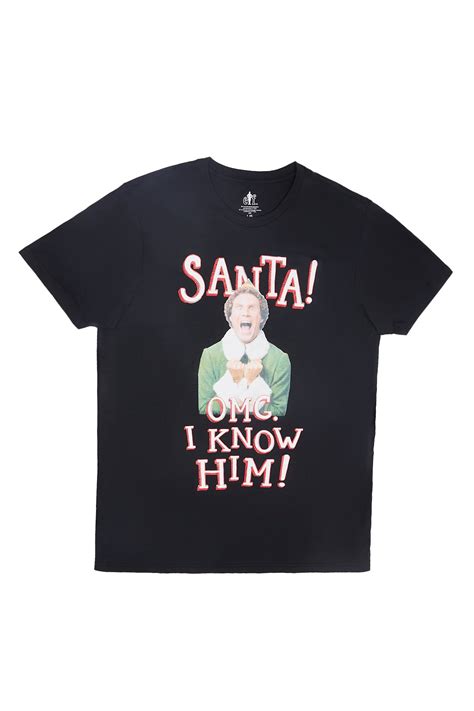 Elf Santa I Know Him Graphic Tee – Bluenotes | Aéropostale