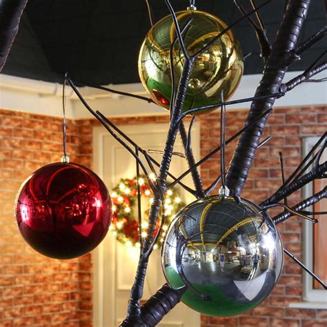 Large Outdoor Christmas Baubles The Cake Boutique