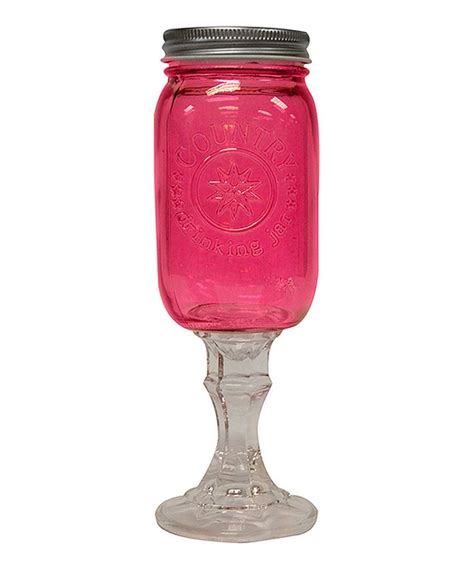 Loving This Pink Diamond Oz Mason Jar Wineglass On Zulily