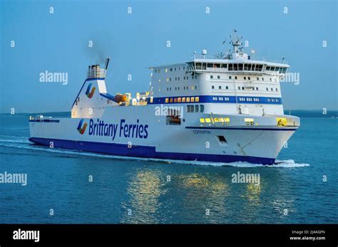 Cotentin Is A French Ro Ro Ferry Operated By Brittany Ferries Carrying