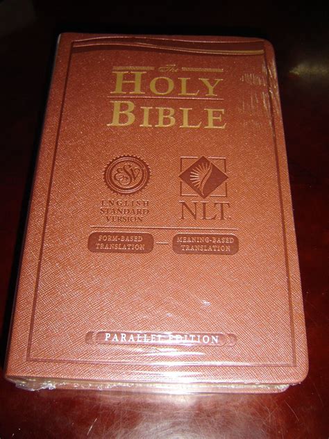 Esv Nlt Holy Bible Parallel Edition English Standard Version New