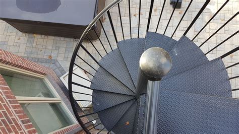 Amazing Spiral Staircase Commissioned Through Great Lakes Ironworks It